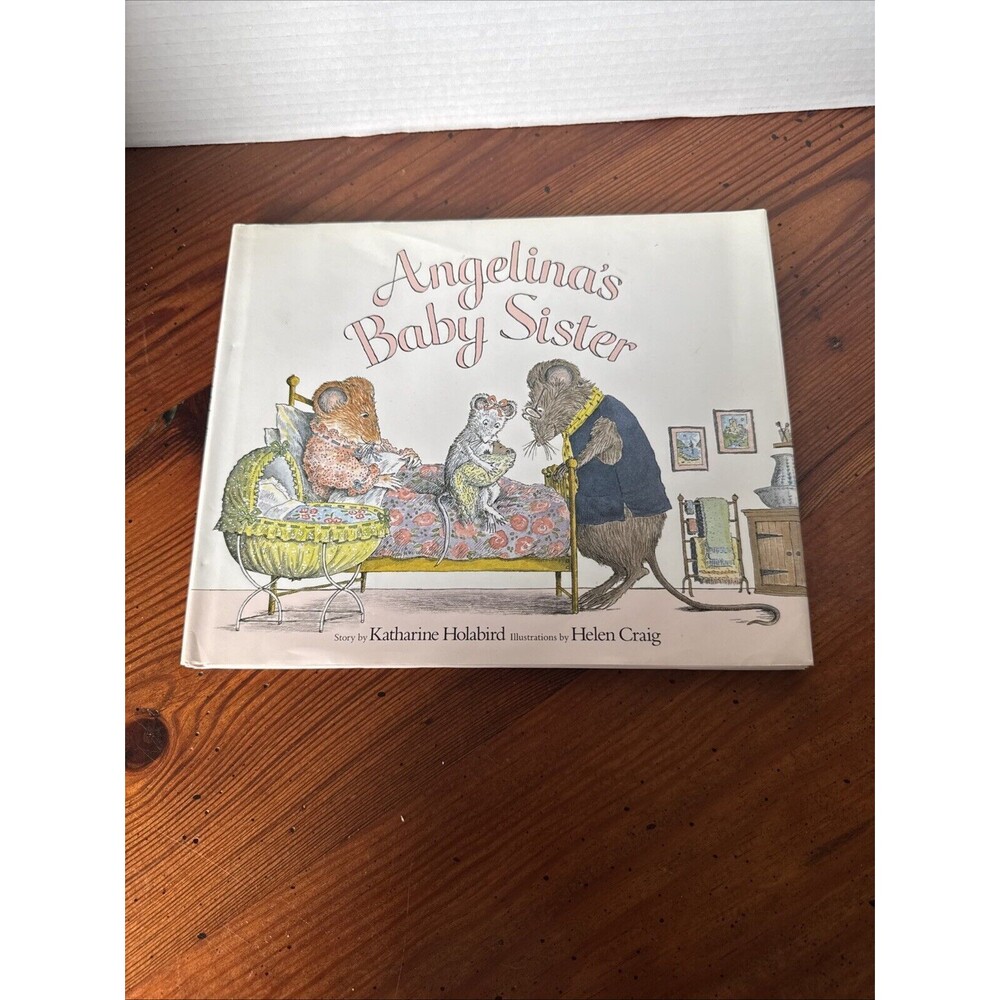 Angelinas Baby Sister By Holabird Hardcover Dust Jacket Angelina Ballerina